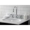 Kingston Brass KS2981BAL Heirloom Widespread Bathroom Faucet W/ Brass Pop-Up, Chrome KS2981BAL - alternate 3